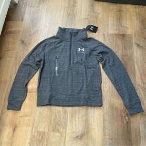 New women’s under armour terry 1/2 zip